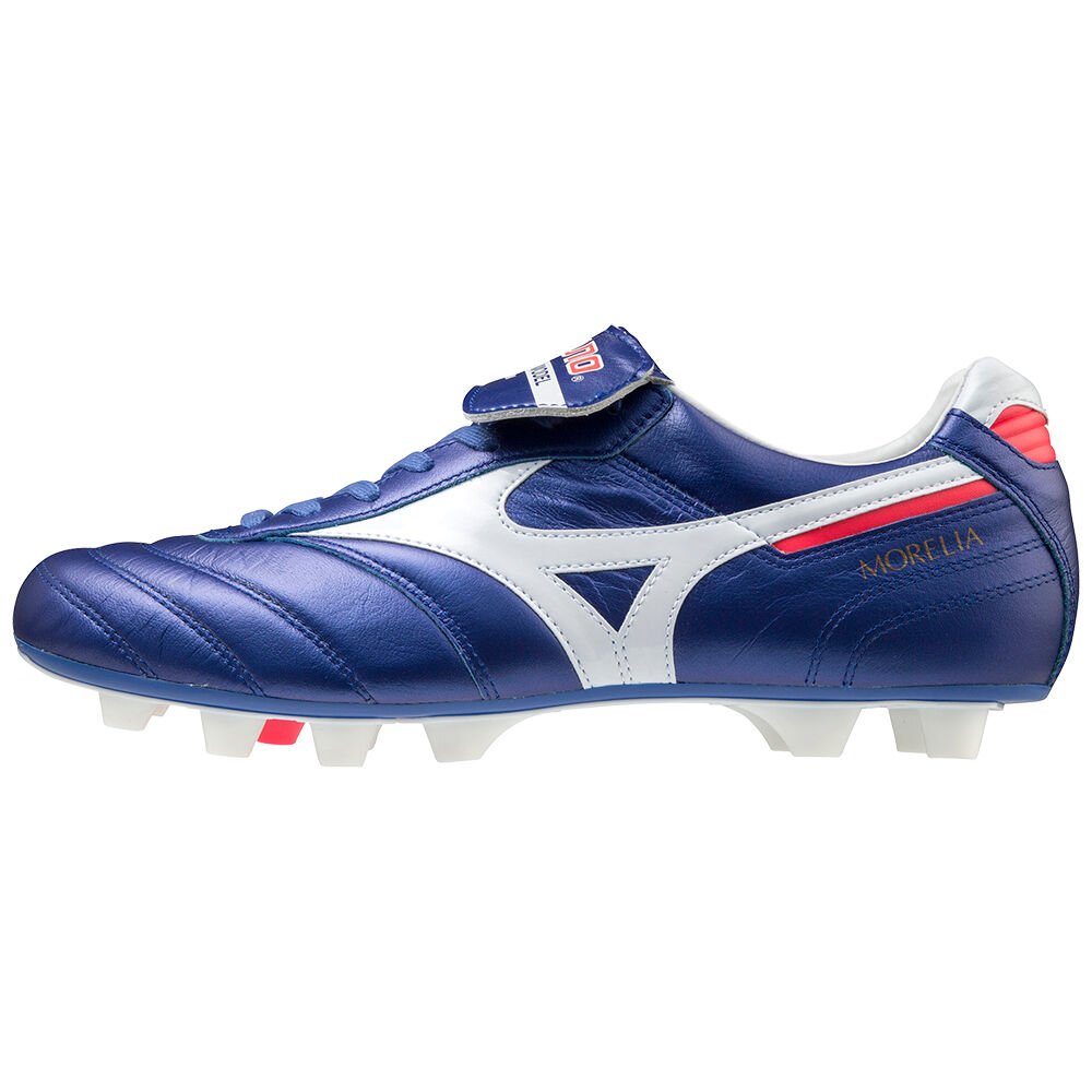 Tacos de Futbol Mizuno Morelia II Japan Para Mujer Azules/Blancos 4791065-DE